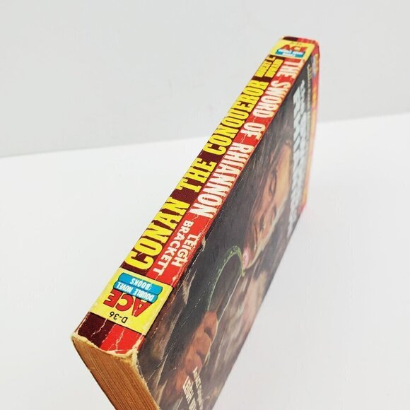 ACE Double D-36 Book Conan Conqueror Howard, Sword Rhiannon Brackett 1953 PB - Picture 7 of 12